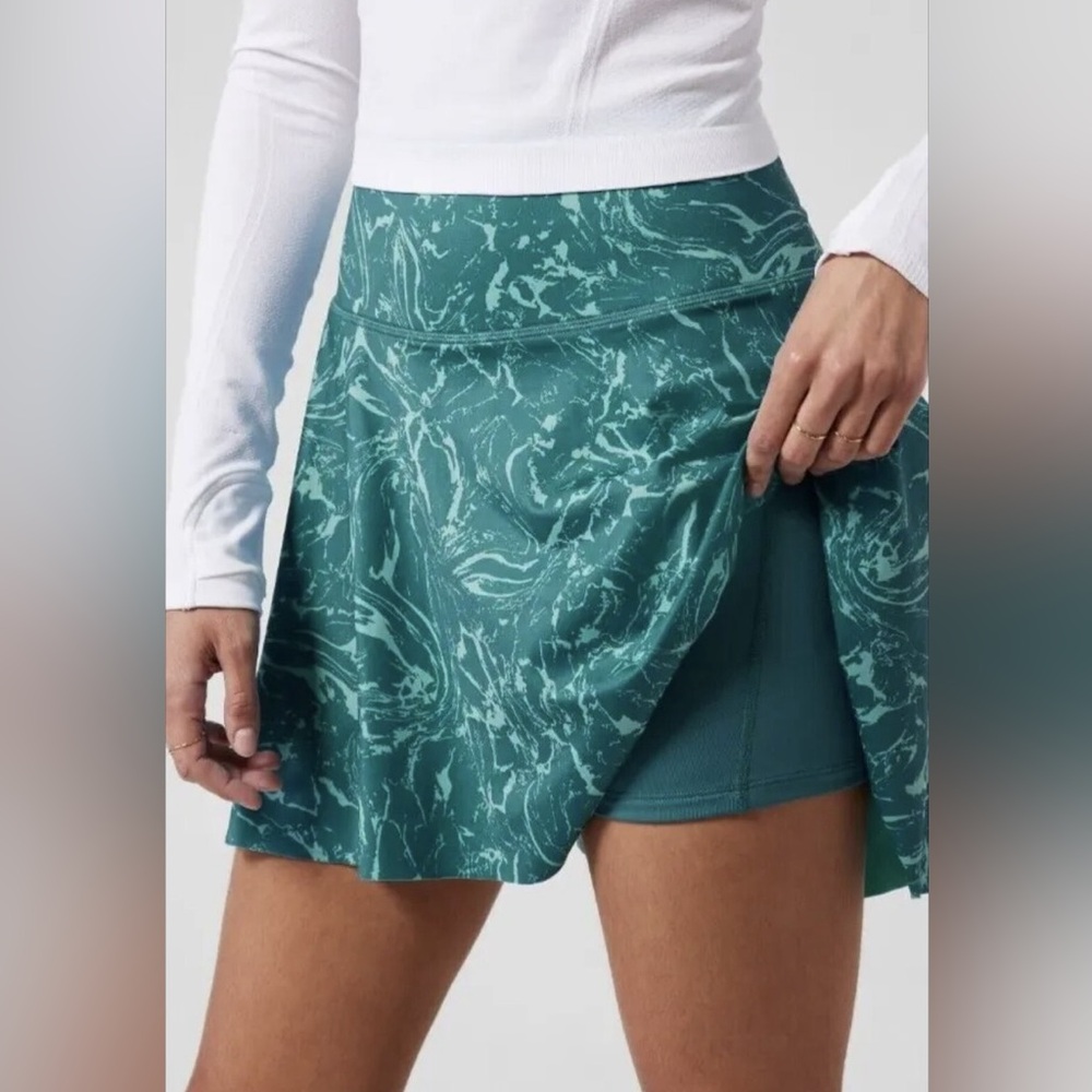 Athleta Ace Printed Tennis Skort 13.5” Size Large - Picture 2 of 7